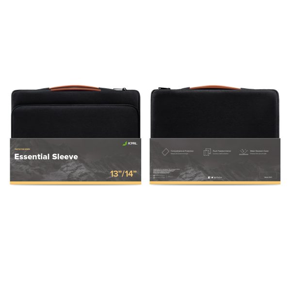JCPal Essential Sleeve for 13 inch / 14 inch Laptops & MacBooks - Black - JCP2607 - Image 6