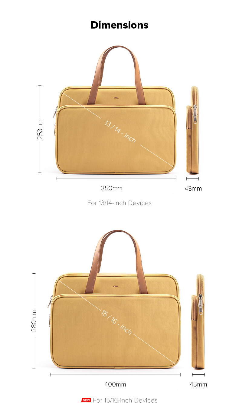jcpal milan briefcase case sand 10