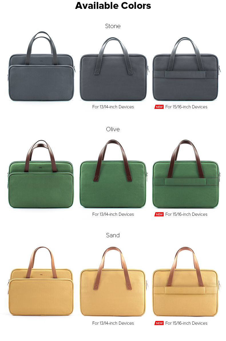 jcpal milan briefcase case sand 11