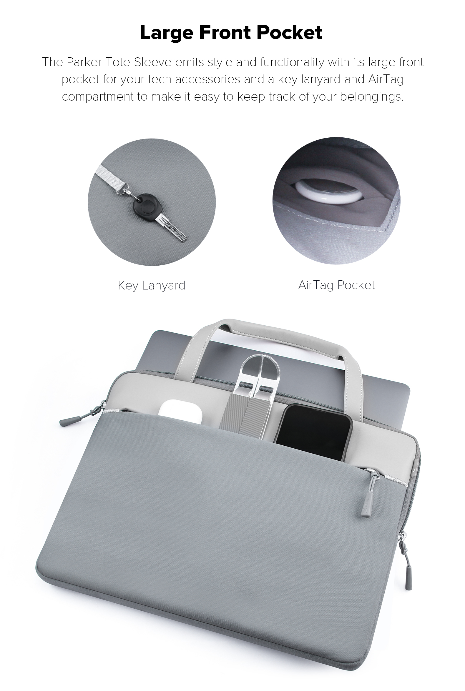 jcpal parker tote sleeve 13 inch 4