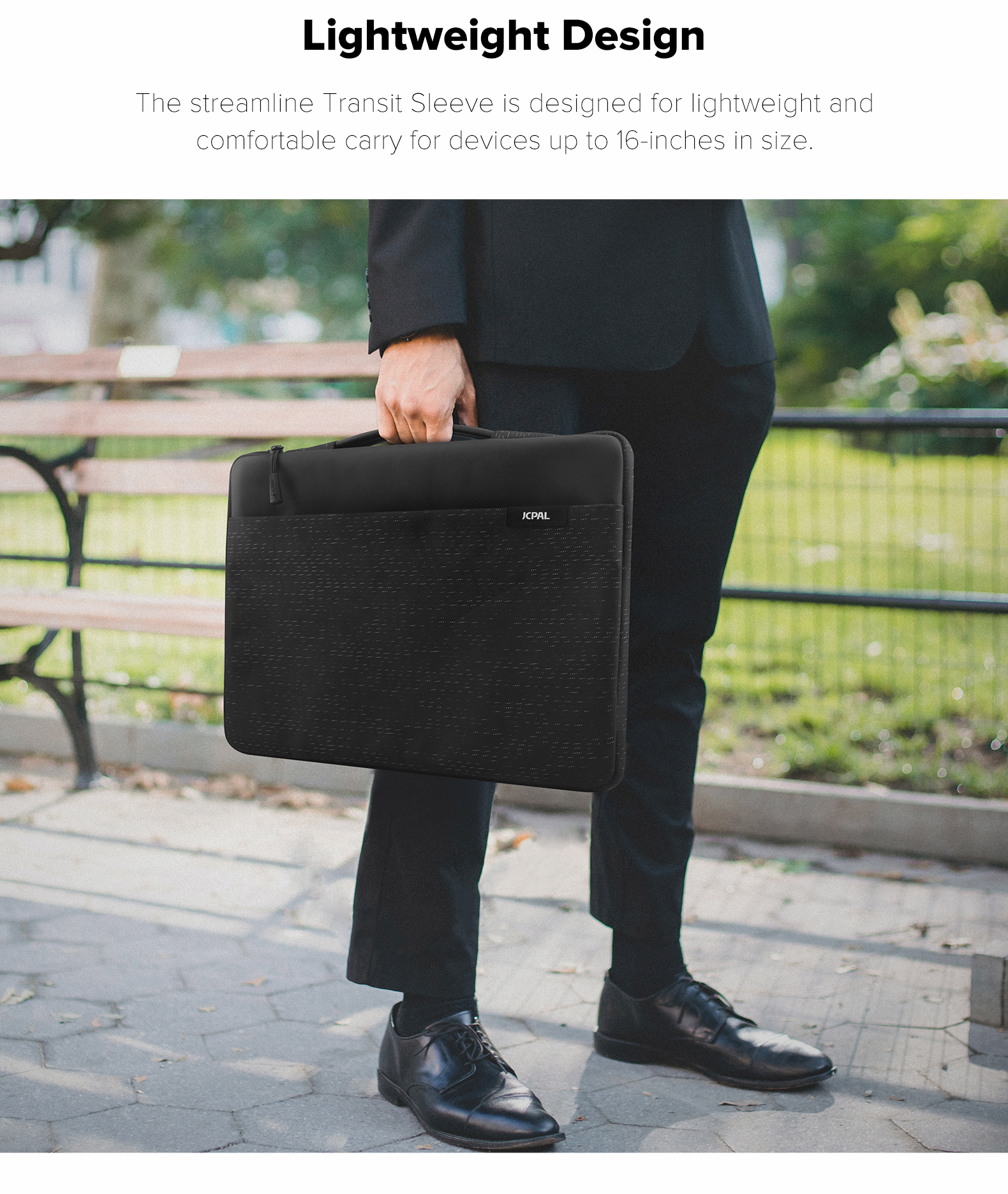 jcpal protection transit sleeve black 13 inch 15 inch 14 inch 16 inch 9