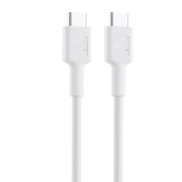 Aukey USB-C to USB-C Cable USB 2.0 - 0.9m - CB-CD45 - White - Image 3