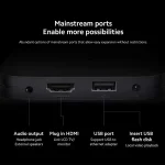 Xiaomi TV Box S 4K 2nd Gen with 4K HDR Android TV with Dolby Atmos & HDR10, HDR10+ & Dolby Vision Support Streaming Media Player Google Assistant Remote Official International Version - Image 4