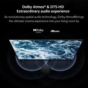 Xiaomi TV Box S 4K 2nd Gen with 4K HDR Android TV with Dolby Atmos & HDR10, HDR10+ & Dolby Vision Support Streaming Media Player Google Assistant Remote Official International Version - Image 3