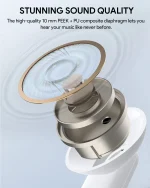 AUKEY True Wireless Earbuds w Active Noise Cancellation, Stunning Sound Quality, Seamless Connection & IPX5 Waterproof - EP-M1NC - Image 7