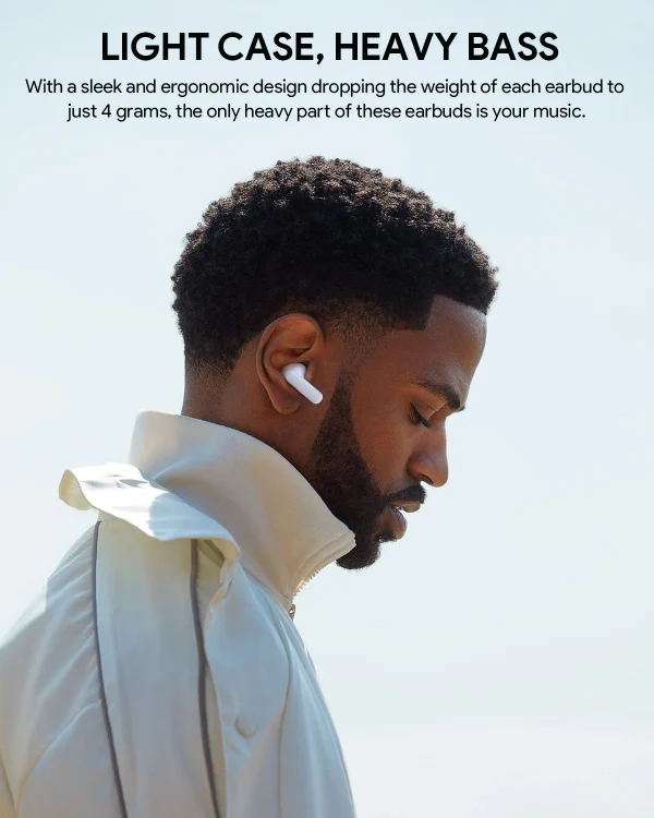 EP-M1NCWHITE_9_1024x1024@2x.jpg AUKEY True Wireless Earbuds w Active Noise Cancellation, Stunning Sound Quality, Seamless Connection & IPX5 Waterproof - EP-M1NC - Image 9
