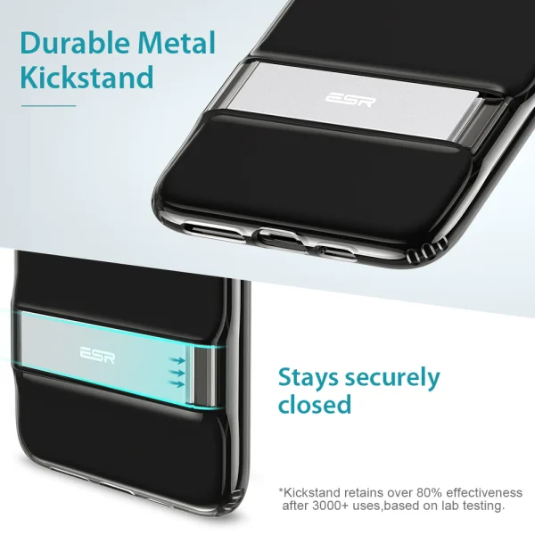 Apple iPhone 13 Pro Air Shield Boost Kickstand Case – Clear - Image 5