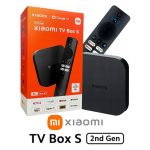 Xiaomi TV Box S 4K 2nd Gen with 4K HDR Android TV with Dolby Atmos & HDR10, HDR10+ & Dolby Vision Support Streaming Media Player Google Assistant Remote Official International Version