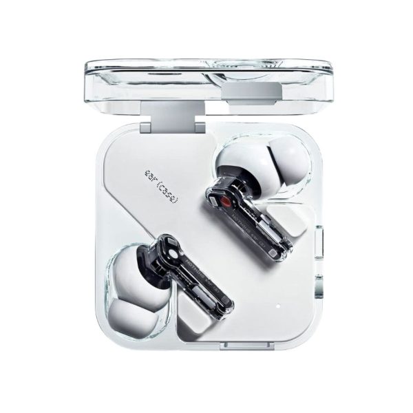 nothing ear 2 square Nothing Ear 2 Wireless Earbuds Active Noise Cancellation to 40 db, Bluetooth 5.3 in Ear Headphones with Wireless Charging,Dual Connection 36H Playtime IP54 Waterproof Earphones for iPhone & Android - White - Image 1