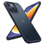 iPhone 14 Pro Guardian Case with Military Grade Drop Tested, Slim Translucent Matte Case by Torras - Black