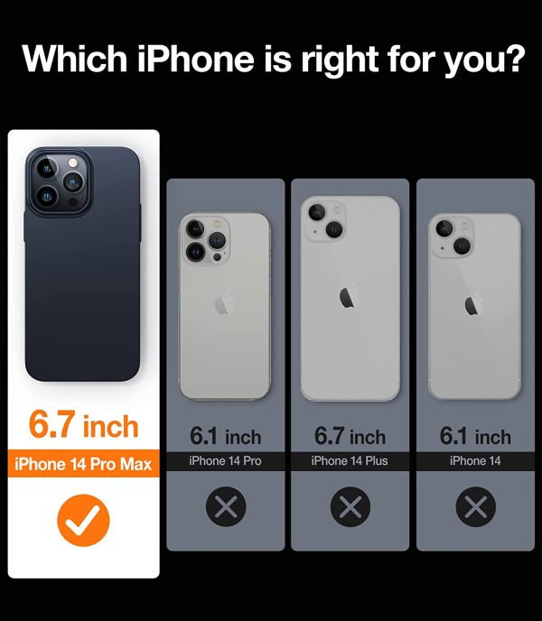 iPhone 14 Pro OriginFit Magsafe enabled Slim Case Lightweight Hard PC Cover Phone Case - Deep Purple - Image 2