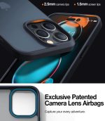 iPhone 14 Pro Max Guardian Case with Military Grade Drop Tested, Slim Translucent Matte Case by Torras - Black - Image 3