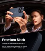 iPhone 14 Pro Max Guardian Case with Military Grade Drop Tested, Slim Translucent Matte Case by Torras - Black - Image 6