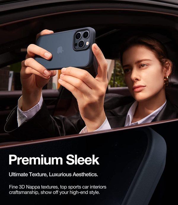 71vPFI-sKNL._AC_SL1500_ iPhone 14 Pro Guardian Case with Military Grade Drop Tested, Slim Translucent Matte Case by Torras - Black - Image 6