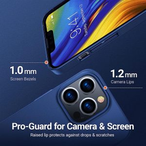 iPhone 13 Pro Max OriginFit Magsafe enabled Slim Case Lightweight Hard PC Cover Phone Case - Navy Blue - Image 8