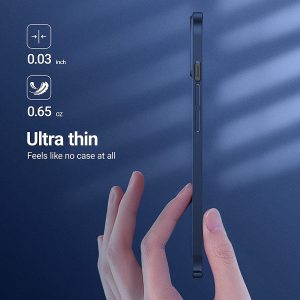 iPhone 13 Pro Max OriginFit Magsafe enabled Slim Case Lightweight Hard PC Cover Phone Case - Navy Blue - Image 6