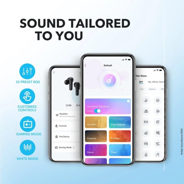 Anker-Soundcore-R50i-Earbuds-tws-earphone-true-wireless-earphone-6 Anker Soundcore R50i Earbuds With Bluetooth 5.3 & 20 Hours Playtime - Black - A3949H12 - OP - Image 5