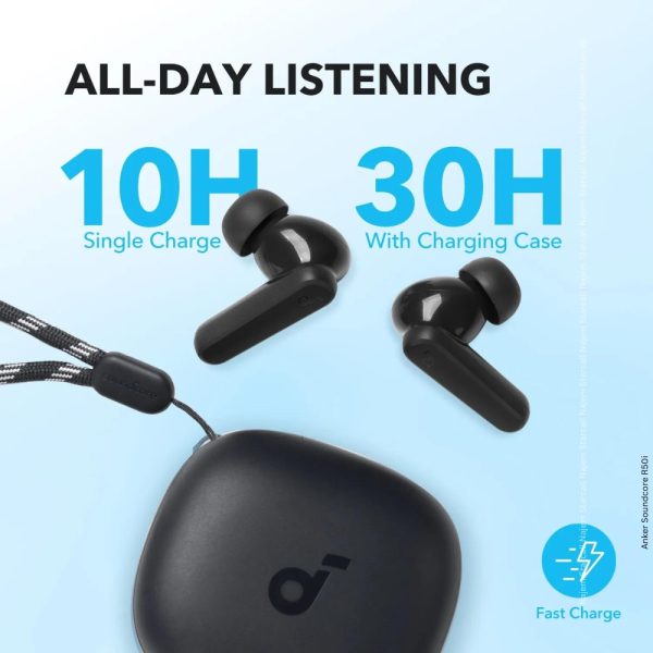 Anker-Soundcore-R50i-Earbuds-tws-earphone-true-wireless-earphone-7 Anker Soundcore R50i Earbuds With Bluetooth 5.3 & 20 Hours Playtime - Black - A3949H12 - OP - Image 4