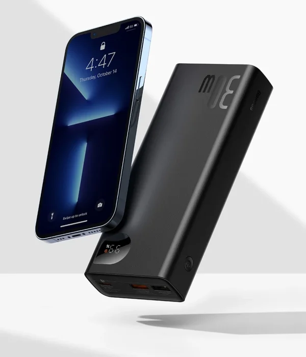 Baseus Adaman Power Bank 30W 20000mAh – Black - Image 6