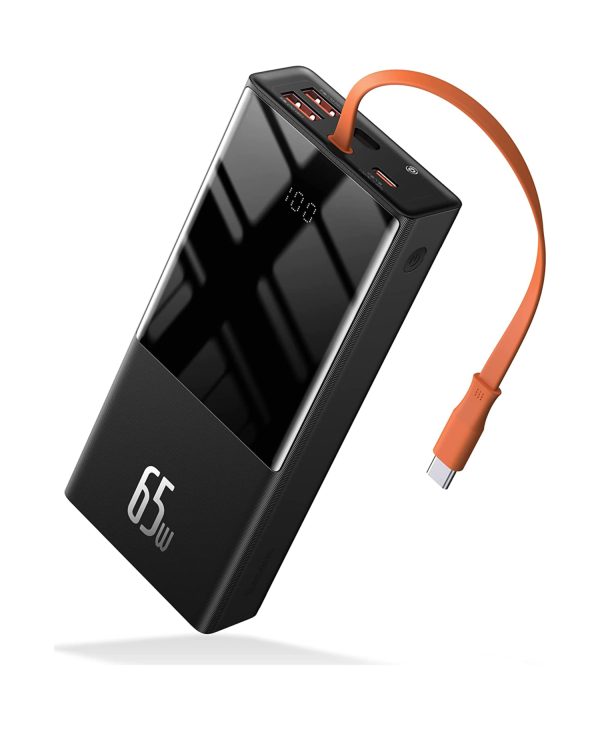 Baseus Elf Digital Display Fast Charging Power Bank  20000mAh 65W - Black - Image 1