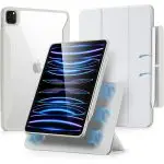 iPad Pro 11" 2022 / 2021 Rebound 360 Case ESR with Pencil Holder, Detachable Magnetic Cover, Vertical Stand - Brilliant White
