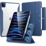 iPad Pro 11" 2022 / 2021 Rebound 360 Case ESR with Pencil Holder, Detachable Magnetic Cover, Vertical Stand - Navy Blue - BIS