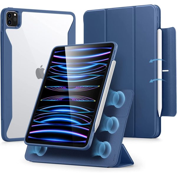 ipad pro 11 rebound 360 case esr navy blue iPad Pro 11