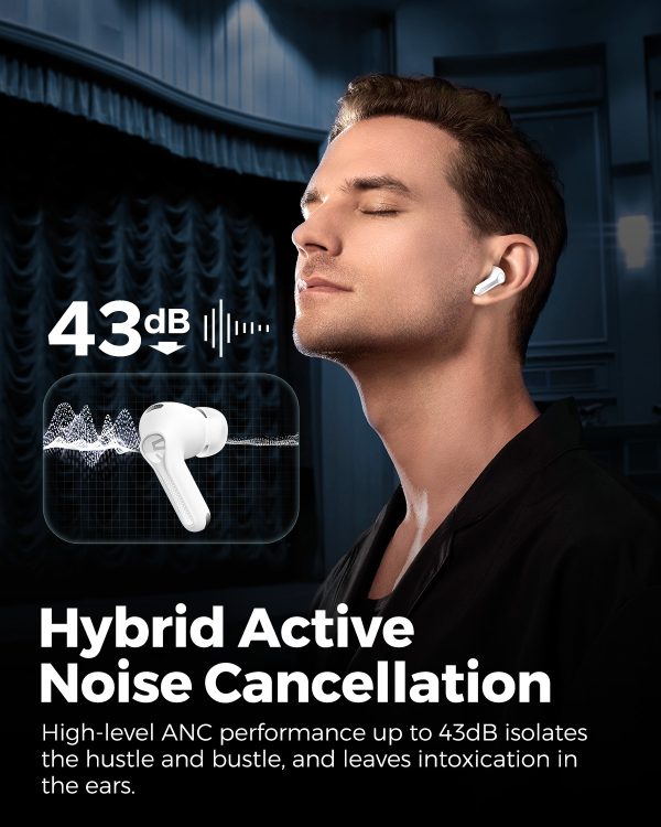 SoundPEATS Capsule3 Pro High Res Earbuds - White