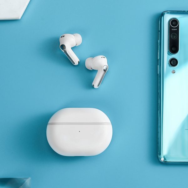 SoundPEATS Capsule3 Pro Hi-Res Headphones with LDAC, Hybrid Active Noise Cancellation Earphones with 6 Mics for Calls Wireless Earbuds - White - GC - Image 9