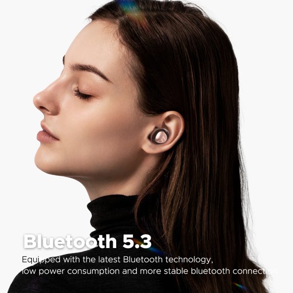 SoundPEATS Opera03 Wireless Earbuds with LDAC, High Resolution Audio, Active Noise Cancellation, Hybrid Dual Drivers & 33 Hours Battery Playtime - Black - AMT - Image 3