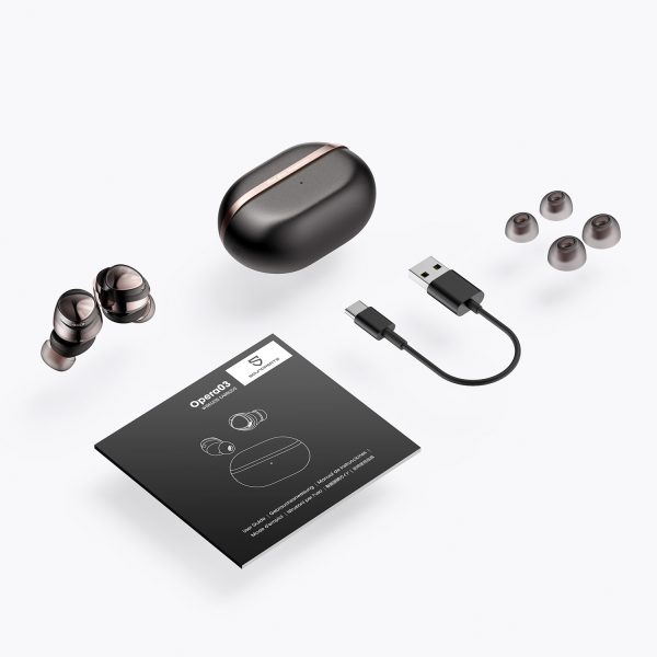 SoundPEATS Opera03 Wireless Earbuds with LDAC, High Resolution Audio, Active Noise Cancellation, Hybrid Dual Drivers & 33 Hours Battery Playtime - Black - AMT - Image 2