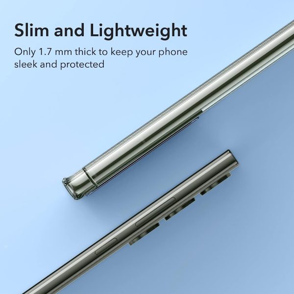 61126YSti0L._AC_SL1500_ Galaxy S23 Ultra Krystec by ESR Clear Case by ESR - Crystal Clear - BIS - Image 2