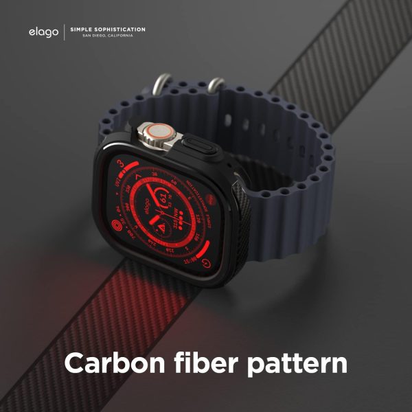 611xK+x8eyL._AC_SL1500_ Apple Watch Ultra 2 / 1 Armor Case by elago for 49mm - Matte Black - Image 5