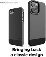 iPhone 13 Pro Max Glide Armor Case by elago Glide Armor Case Drop Protection, Shockproof Protective TPU Cover, Upgraded Shockproof, Mix and Match Parts, Enhanced Camera Guard - Dark Gray / Black - Image 2