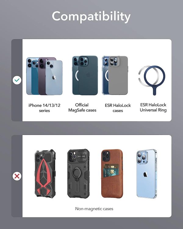 ESR mini Kickstand Wireless Powerbank 5000 mAh Magsafe Enabled for iPhone 14, iPhone 13, iPhone 12 - Black - Image 7