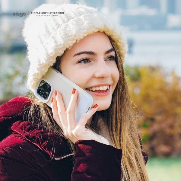 iPhone 13 Pro Max Glide Armor Case by elago Glide Armor Case Drop Protection, Shockproof Protective TPU Cover, Upgraded Shockproof, Mix and Match Parts, Enhanced Camera Guard - Stone / Light Blue - Image 4