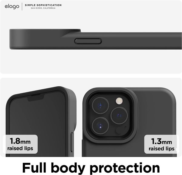 iPhone 13 Pro Max Glide Armor Case by elago Glide Armor Case Drop Protection, Shockproof Protective TPU Cover, Upgraded Shockproof, Mix and Match Parts, Enhanced Camera Guard - Dark Gray / Black - Image 6