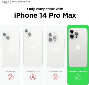 iPhone 14 Pro Max Armor Case by elago US Military Grade Drop Protection, Heavy-Duty Protective, Carbon Fiber Texture, Tough Rugged Design, Shockproof Bumper Cover - Military Sand - Image 2
