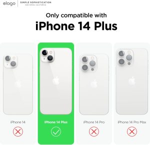 iPhone 14 Plus Armor Case by elago US Military Grade Drop Protection, Heavy-Duty Protective, Carbon Fiber Texture, Tough Rugged Design, Shockproof Bumper Cover - Black - Image 7