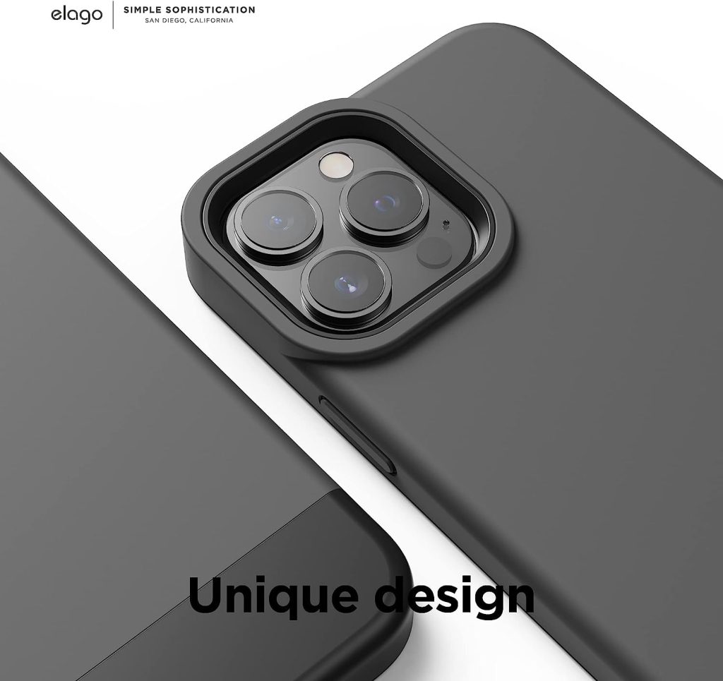 iPhone 13 Pro Max Glide Armor Case by elago Dark Grey / Black
