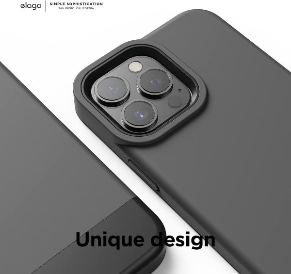 iPhone 13 Pro Max Glide Armor Case by elago Glide Armor Case Drop Protection, Shockproof Protective TPU Cover, Upgraded Shockproof, Mix and Match Parts, Enhanced Camera Guard - Dark Gray / Black - Image 5