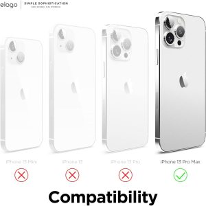 iPhone 13 Pro Max Liquid Silicon Case by elago Full Body Protective Cover, Shockproof, Slim Phone Case, Anti-Scratch Soft Microfiber Lining - Midnight Green - Image 4