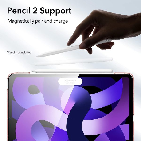 iPad Air 5 2022 /iPad Air 4 2020 Ascend Trifold Hard Smart Case by ESR - Rose Gold - Image 4