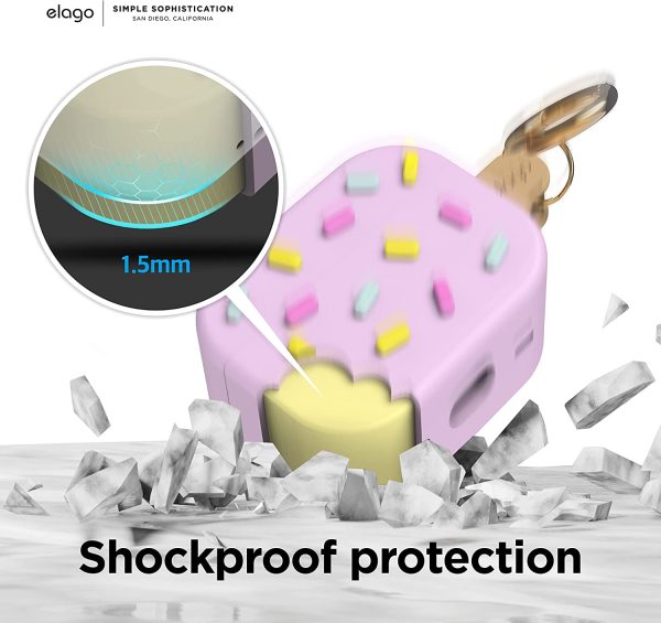 Airpods Pro 2022 elago Ice Cream Design Case - Blueberry - Image 3
