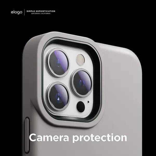 71MOaP1YsWL._AC_SL1500_ iPhone 13 Pro Max Glide Armor Case by elago Glide Armor Case Drop Protection, Shockproof Protective TPU Cover, Upgraded Shockproof, Mix and Match Parts, Enhanced Camera Guard - Stone / Dark Green - Image 5