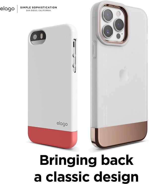71SMhYfAqjL._AC_SL1500_ iPhone 13 Pro Max Glide Armor Case by elago Glide Armor Case Drop Protection, Shockproof Protective TPU Cover, Upgraded Shockproof, Mix and Match Parts, Enhanced Camera Guard - Clear / Rose Gold - Image 6
