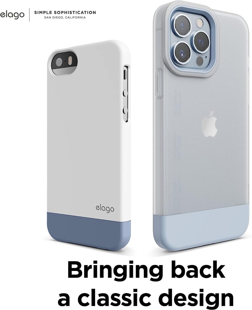 iPhone 13 Pro Max Glide Armor Case by elago Clear / Light Blue