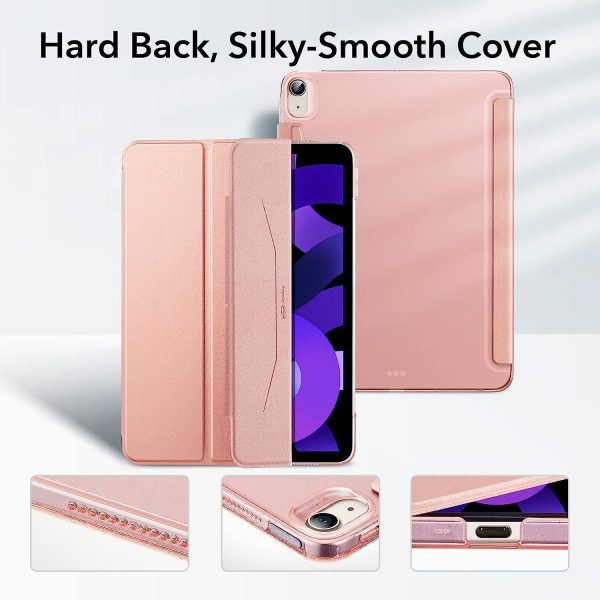 iPad Air 5 2022 /iPad Air 4 2020 Ascend Trifold Hard Smart Case by ESR - Rose Gold - Image 7