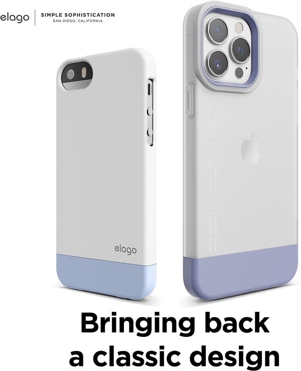 iPhone 13 Pro Max Glide Armor Case by elago Glide Armor Case Drop Protection, Shockproof Protective TPU Cover, Upgraded Shockproof, Mix and Match Parts, Enhanced Camera Guard - Clear / Purple - Image 7