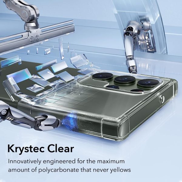 71uQp4GN3JL._AC_SL1500_ Galaxy S23 Ultra Krystec by ESR Clear Case by ESR - Crystal Clear - BIS - Image 5